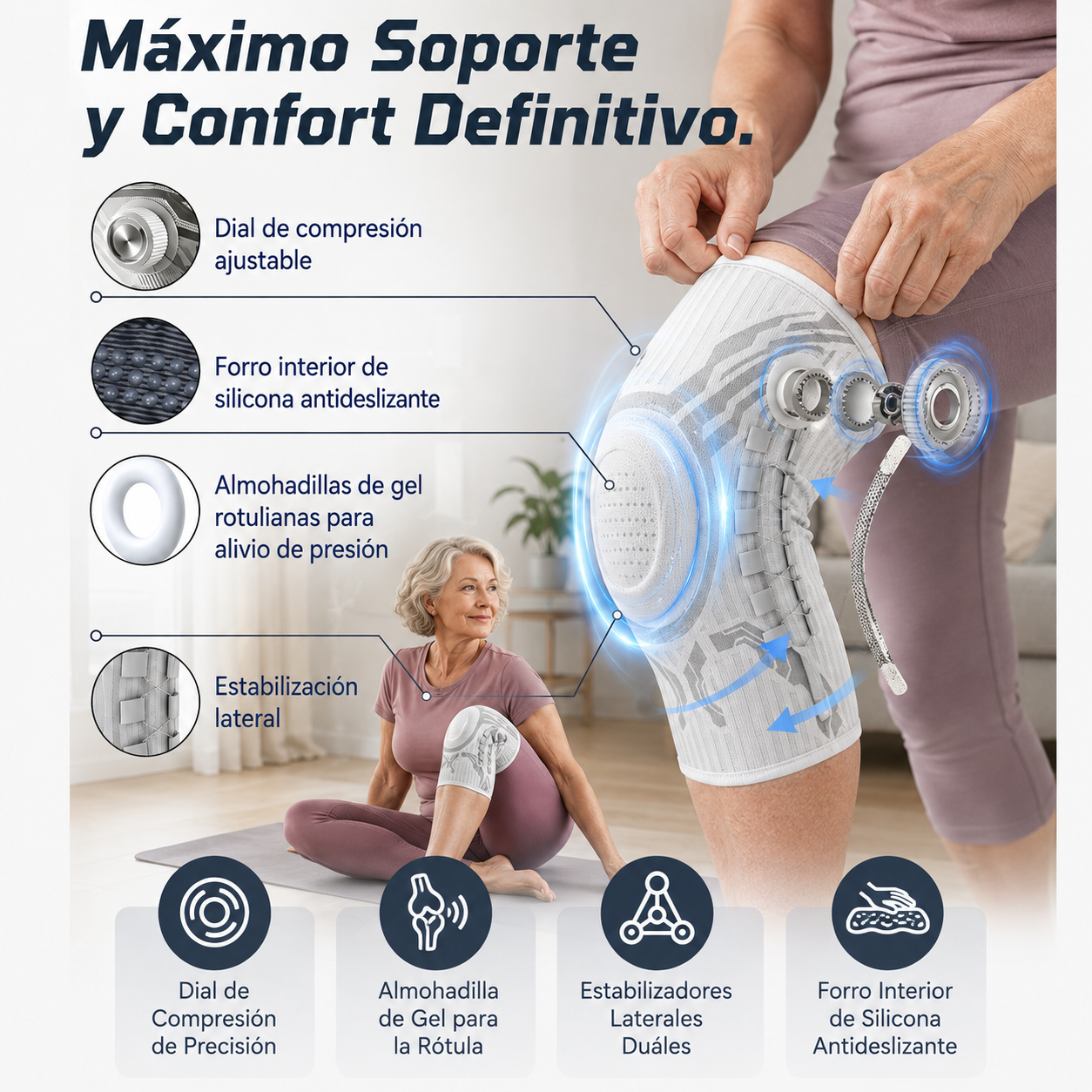 Rodillera de sujeción